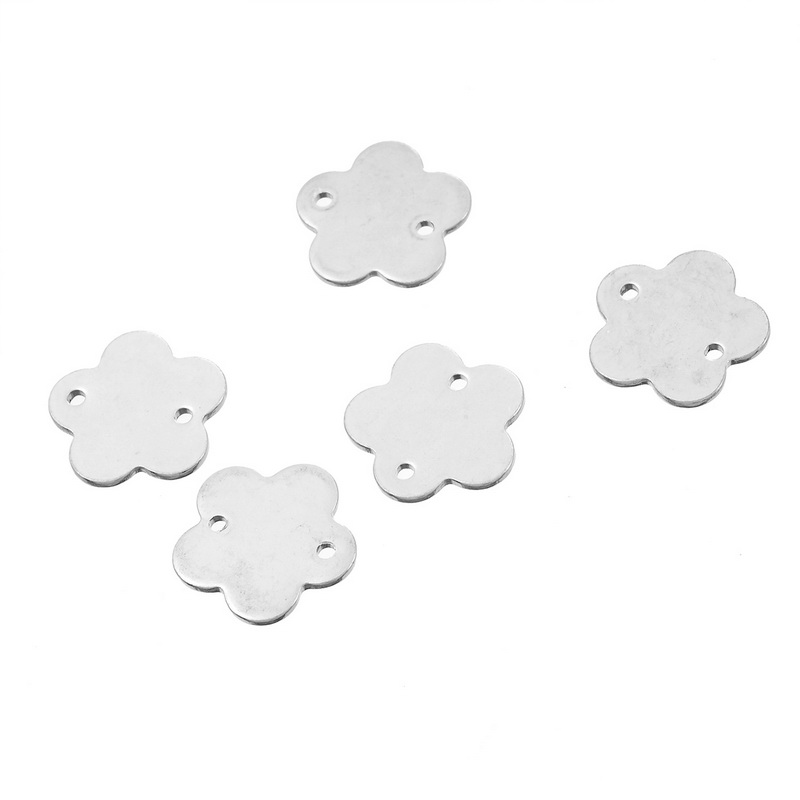 Connector,  Stainless steel - flower
