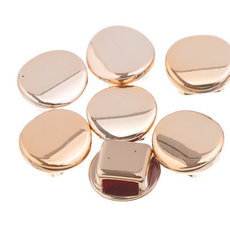 CCB Slider / middle part - rose gold Flat Circle