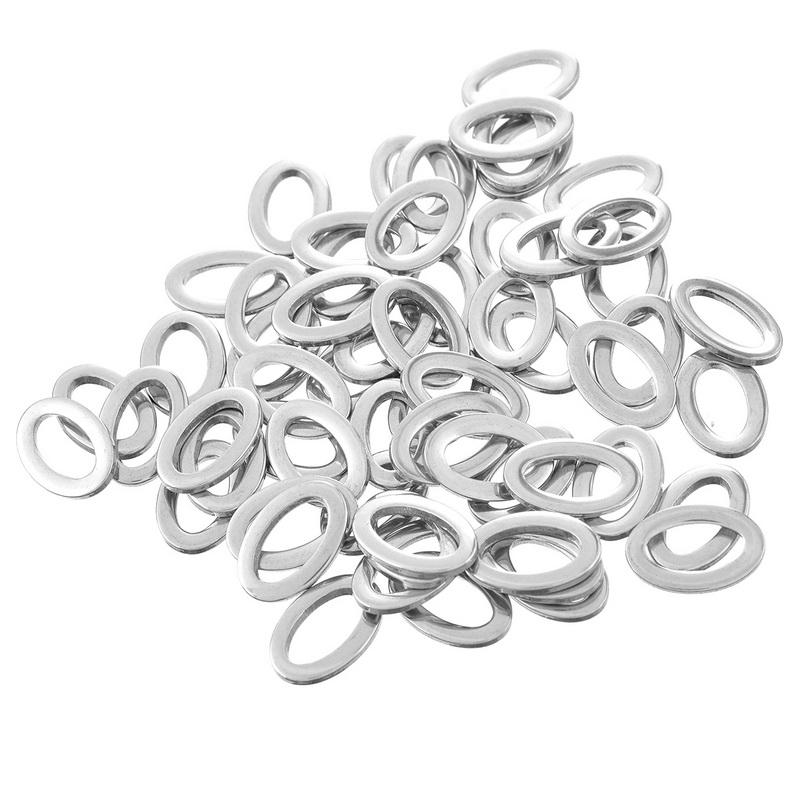 Connector i Stainless steel - Hollow oval