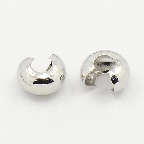 Knutgömma , platina 4mm - 2
