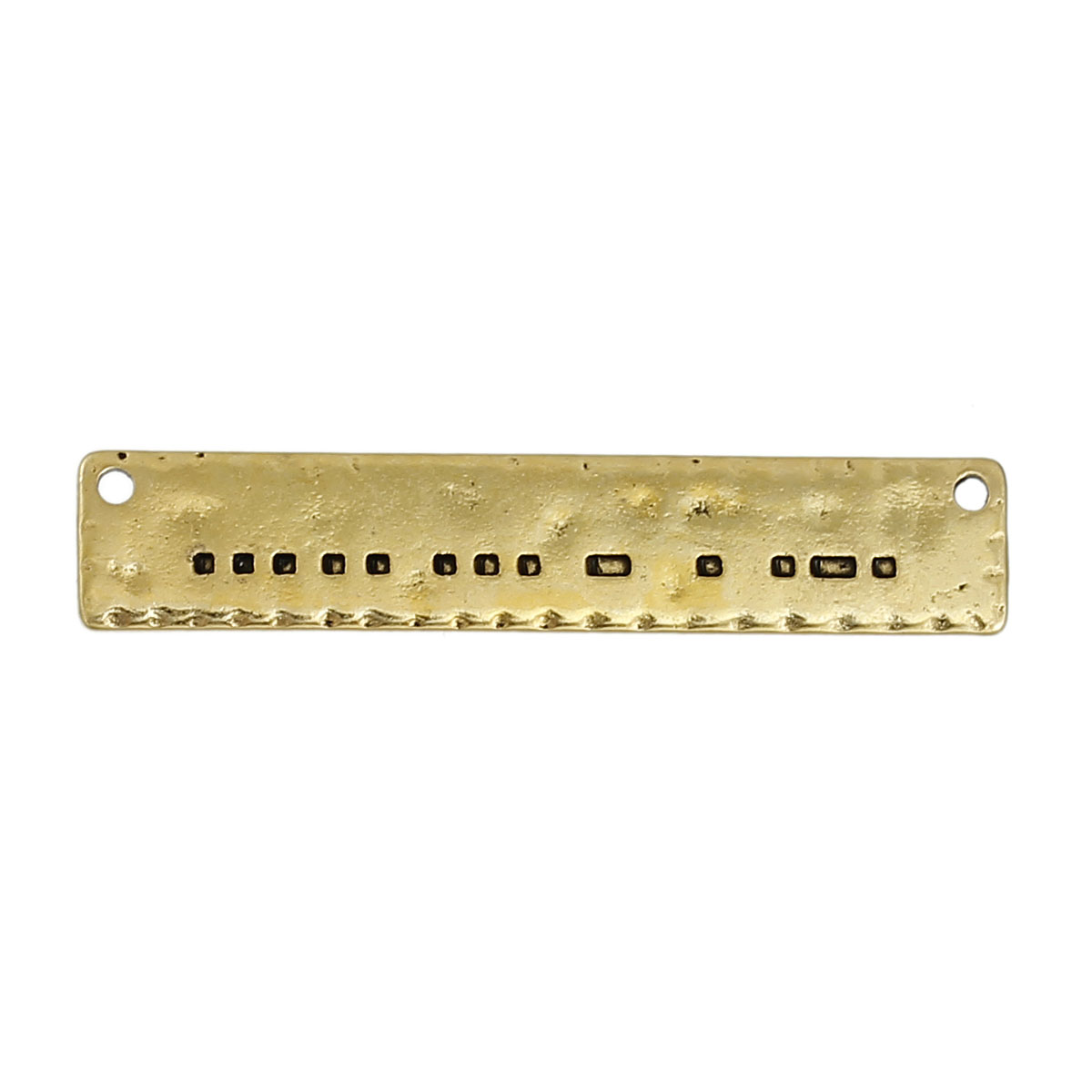 Charm  SISTER  morsecode, gold - 2