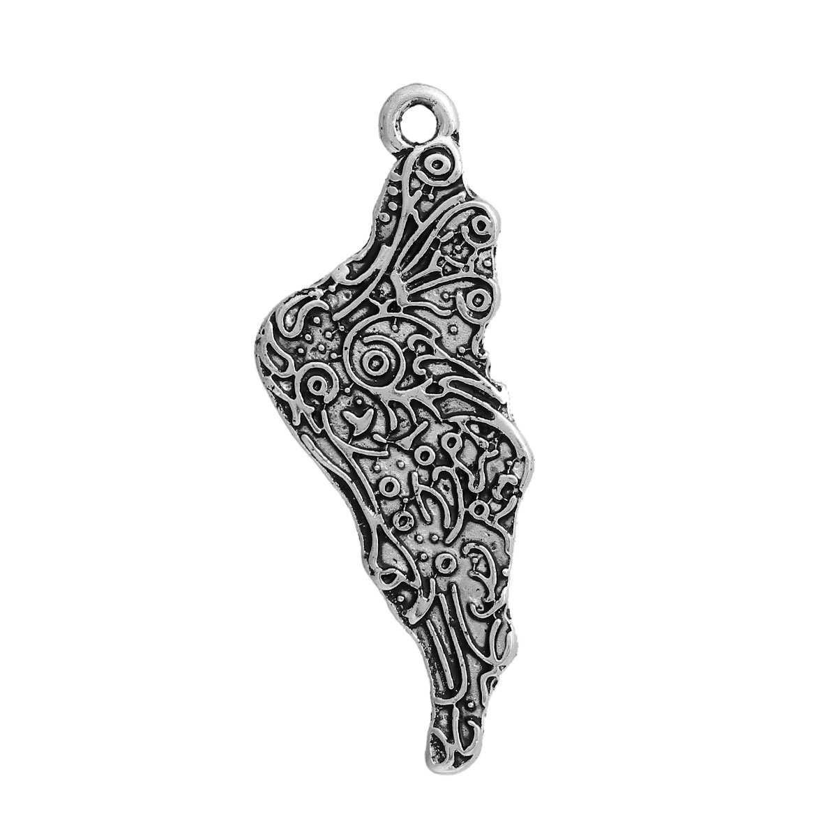 Charm  Angel Wing swirl