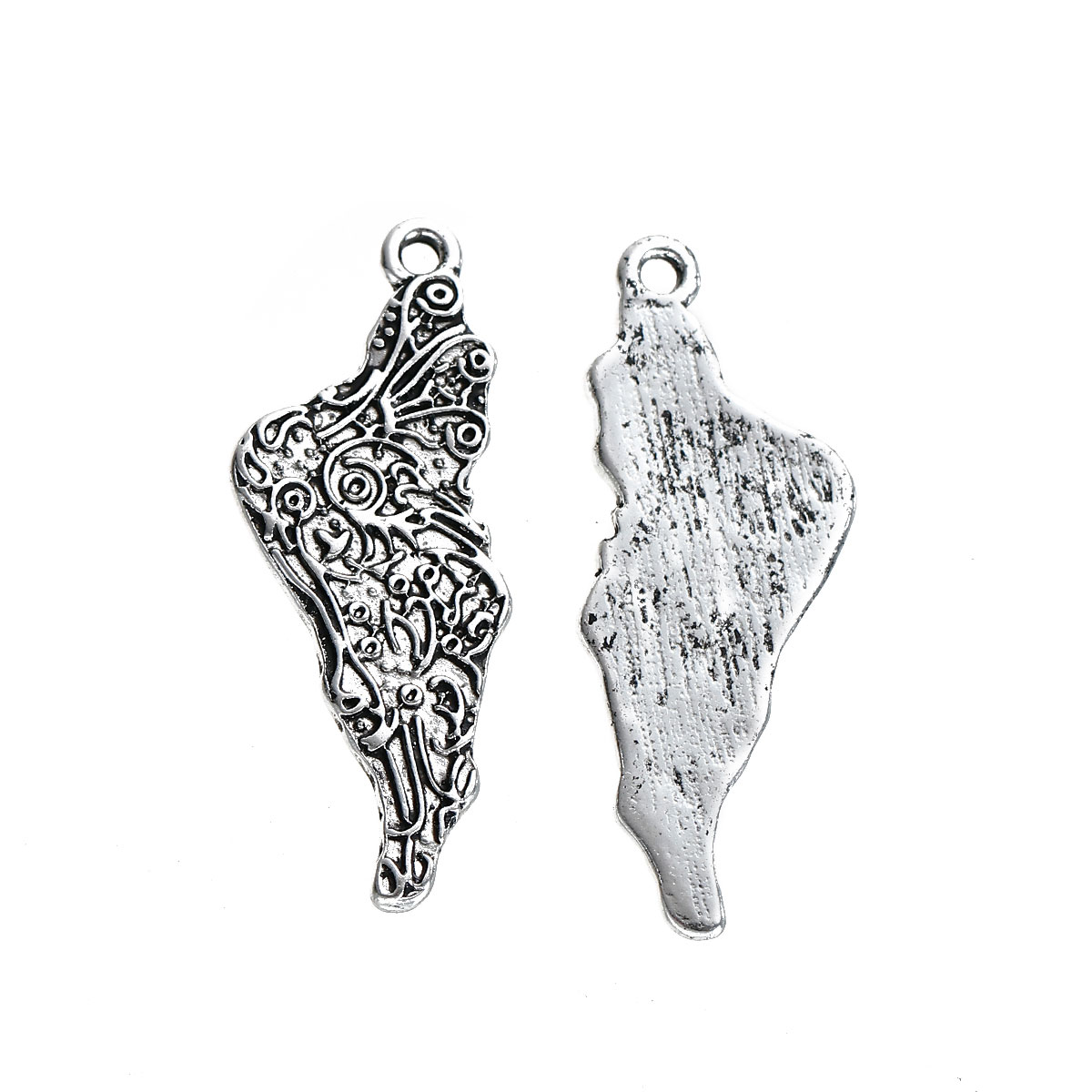Charm  Angel Wing swirl - 2