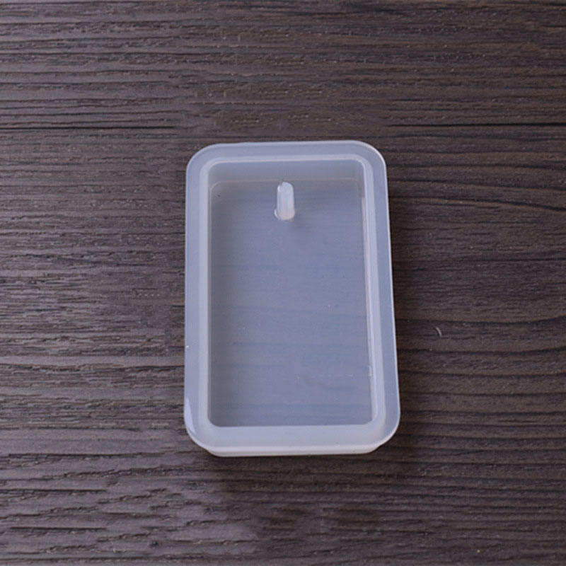 Gjutform  i silikon - Hänge  Rektangulär 70x31mm