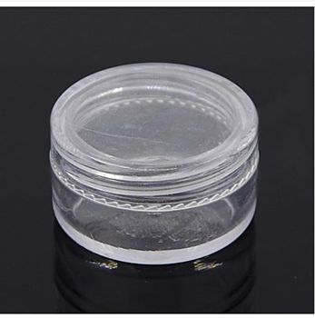 demo containers, plastic jars 30x16mm, 10pcs