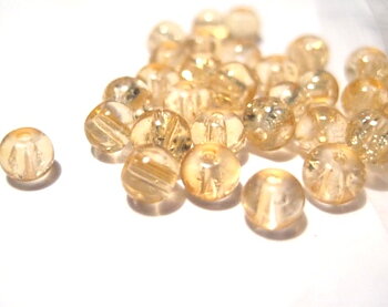 Crackle, 4mm - beige