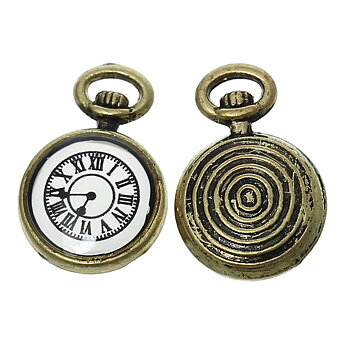 Charm  old clock, bronze