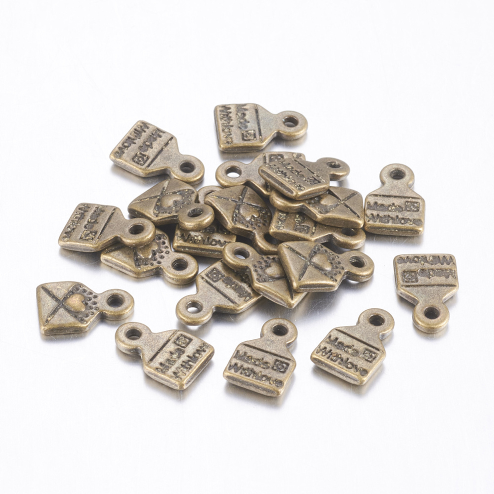 Charm  Letter,  "Made with love" - 2
