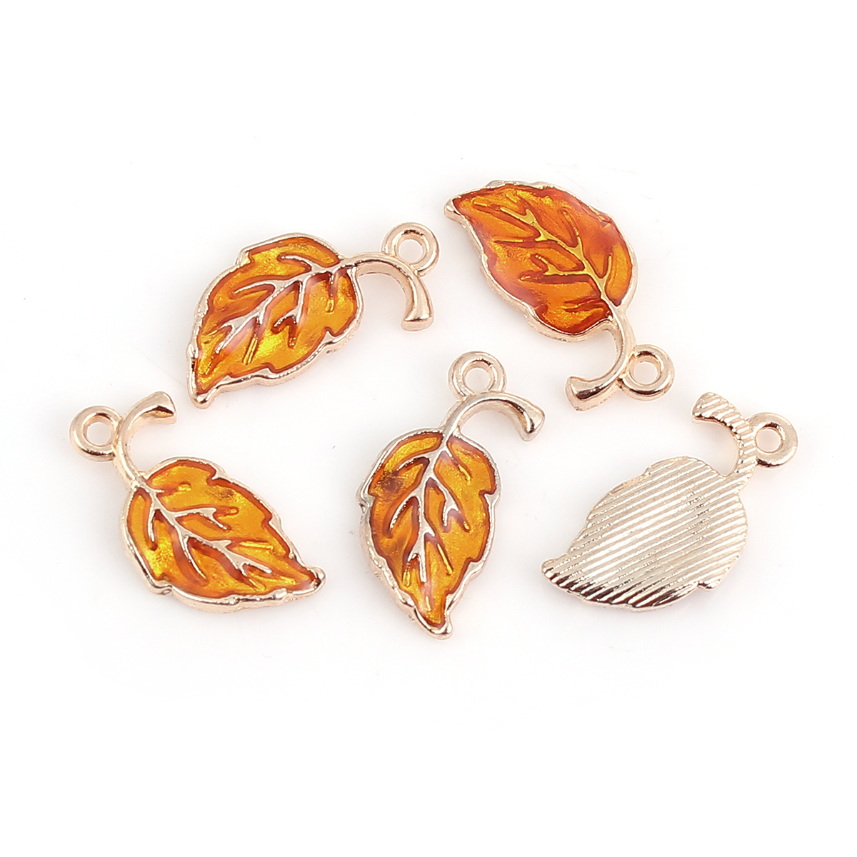 Charm Daisy enamel  Gold - 2