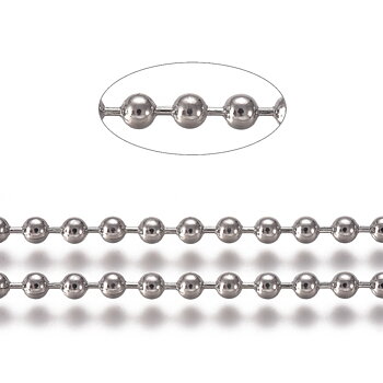 KulKedja Rostfritt stål, 2,4mm, 1 meter