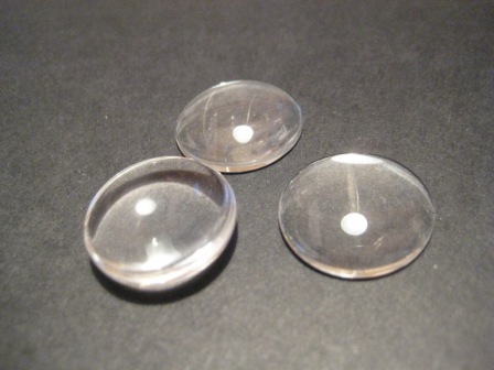 Cabochon i glas - Rund 20 mm - 3