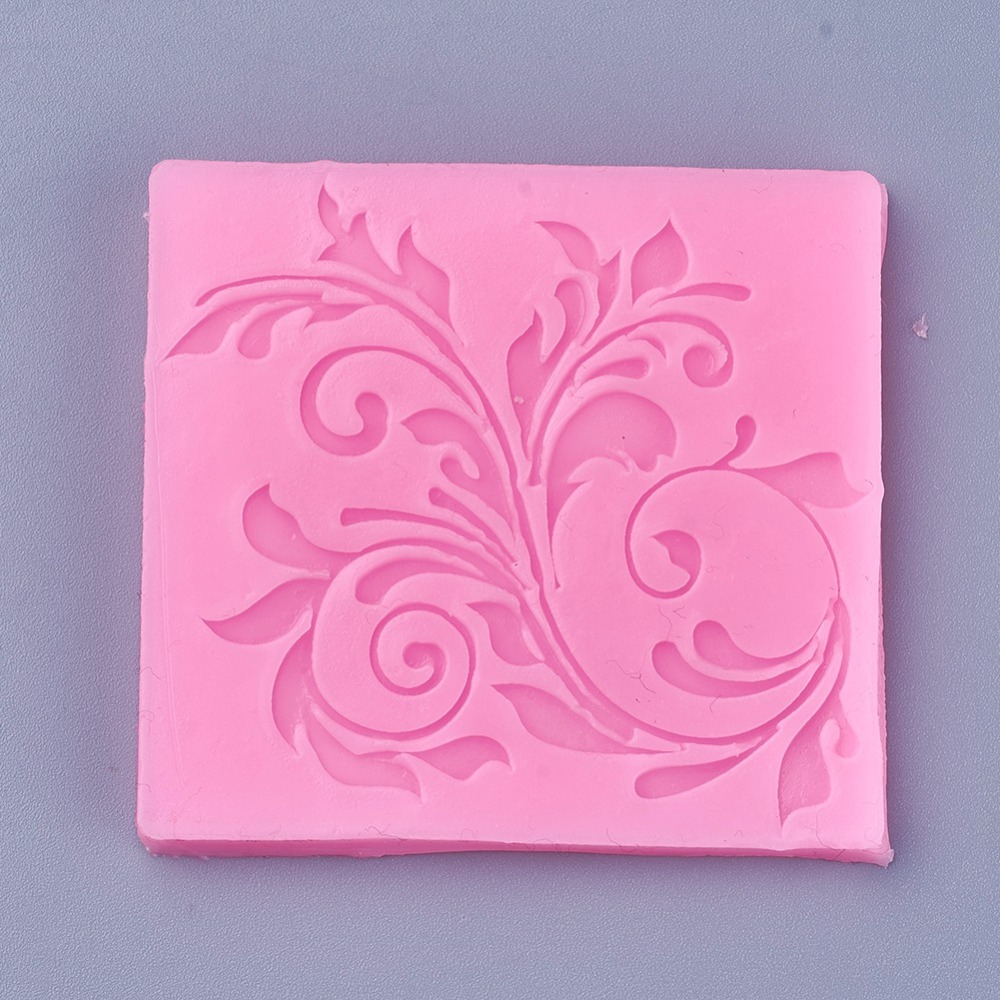 Gjutform  i silikon - Blomma swirl - 2