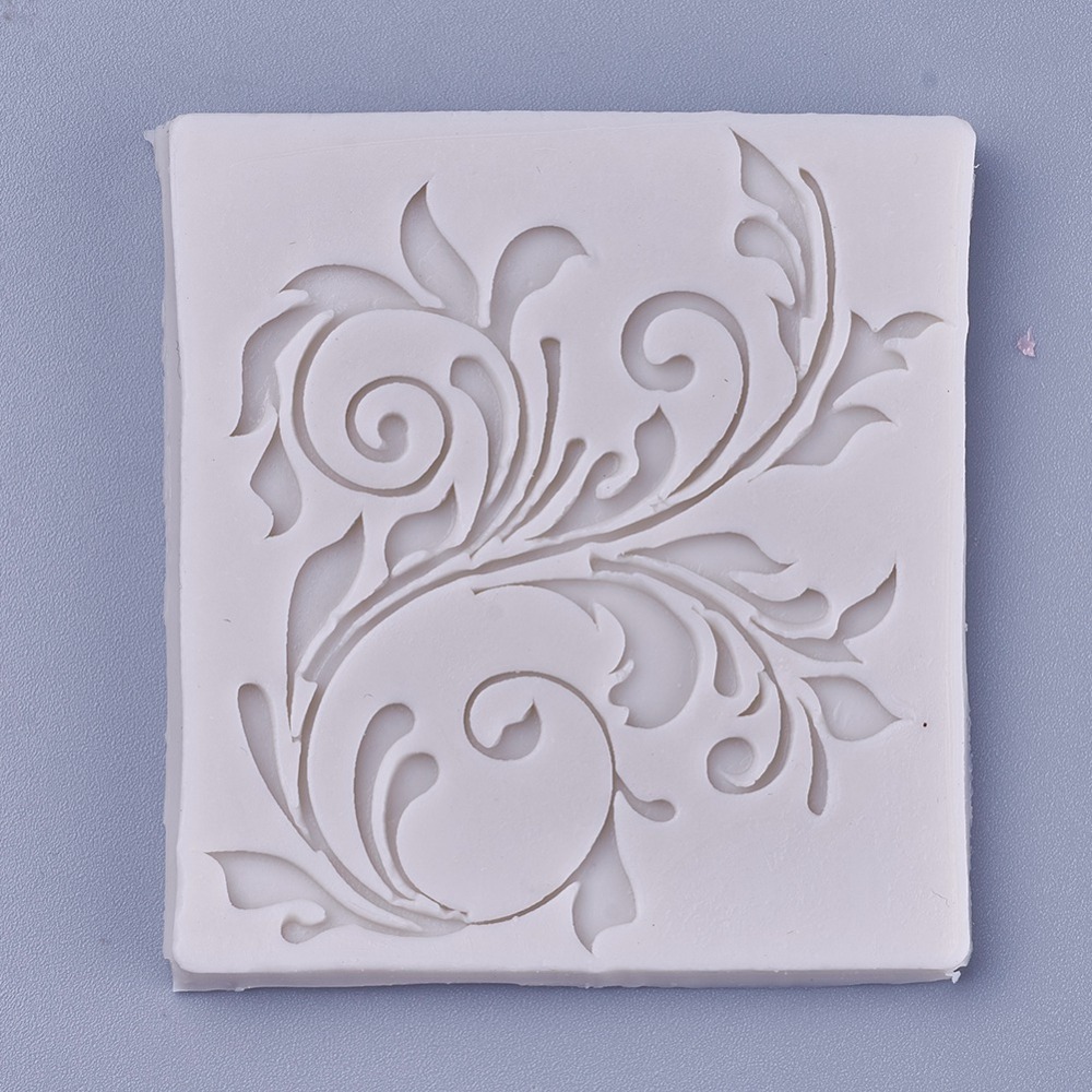 Gjutform  i silikon - Blomma swirl
