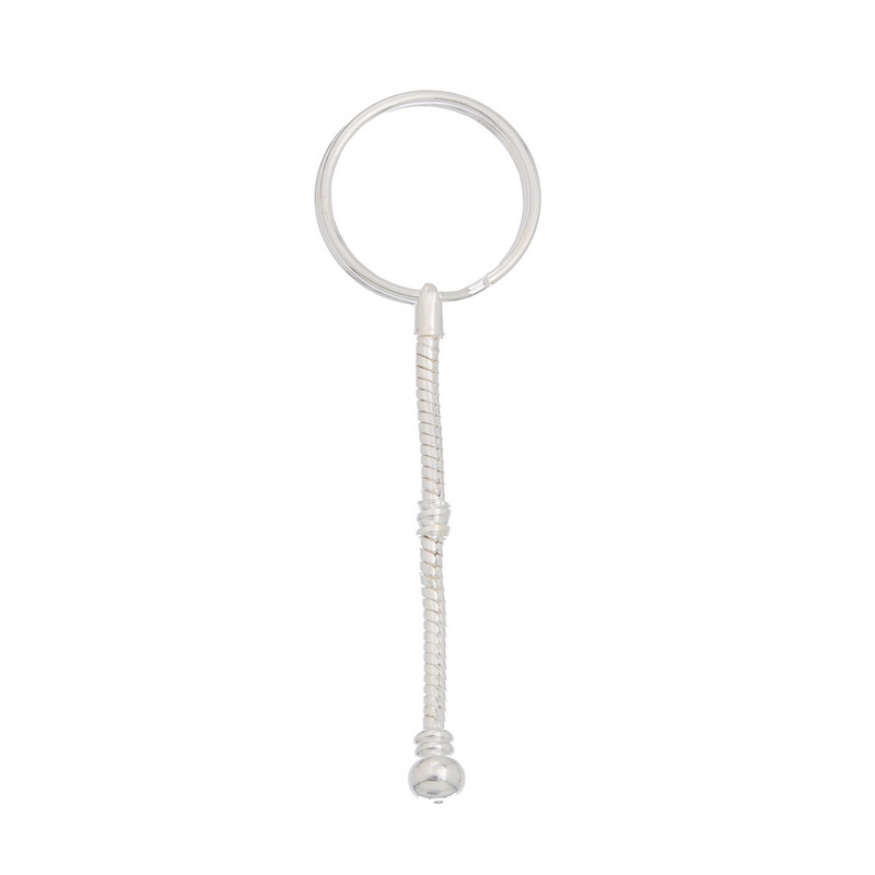 Snake chain key ring, 10cm
