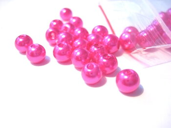 Vaxade Glaspärlor , 6mm  Cerice
