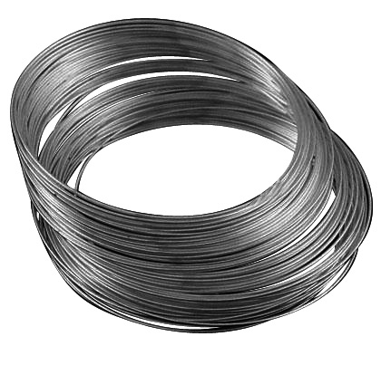 Memorywire , 55mm, 1mm tjock,  20varv, Gunmetal