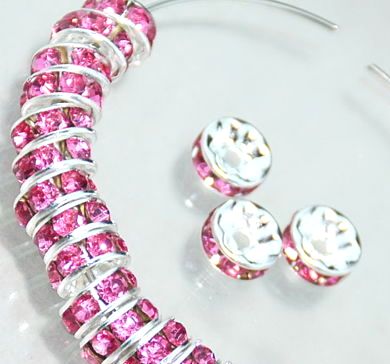 strassrondell, Silver 8 mm Cerice
