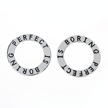 Affirmationsring    "PERFECT IS BORING"