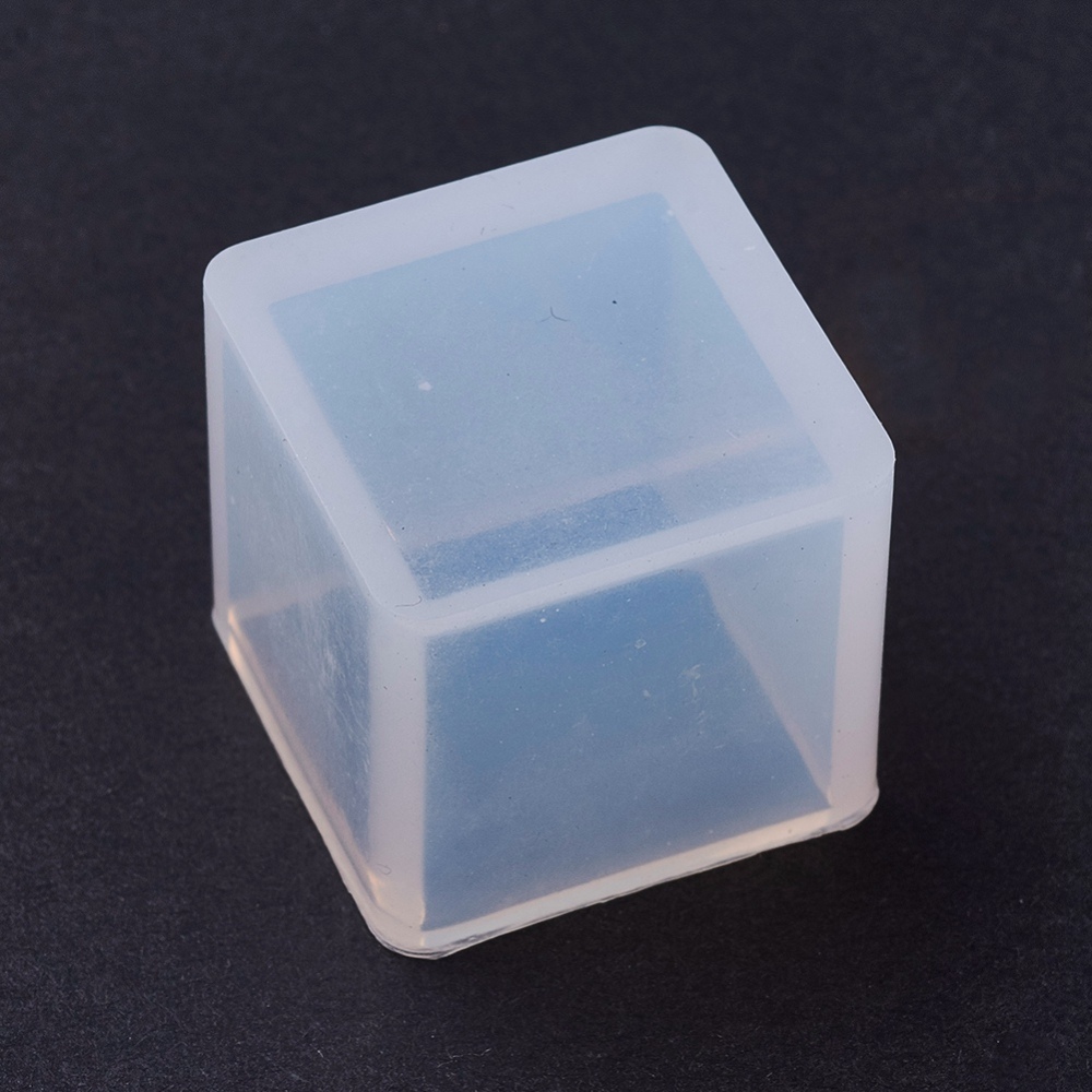 Gjutform  i silikon -  Fyrkant / Kub / Square 20mm - 2