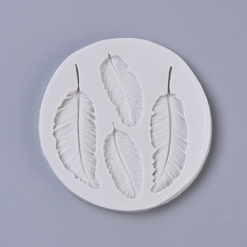 Silicone Resin Mold  feathers , 4 sizes