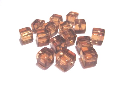 Ice Cube 6mm Brown