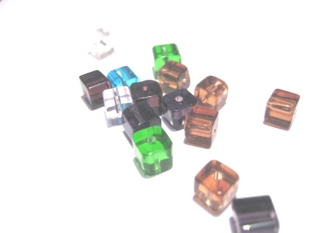 Glaskub 6mm,  Mix