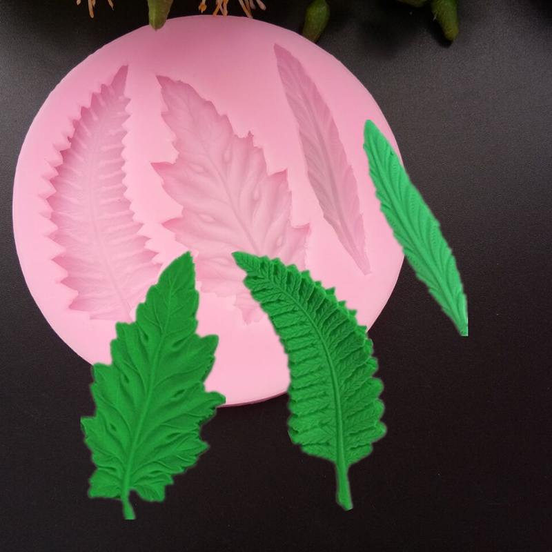 Silicone Resin Mold  Leafs 3 sizes - 2