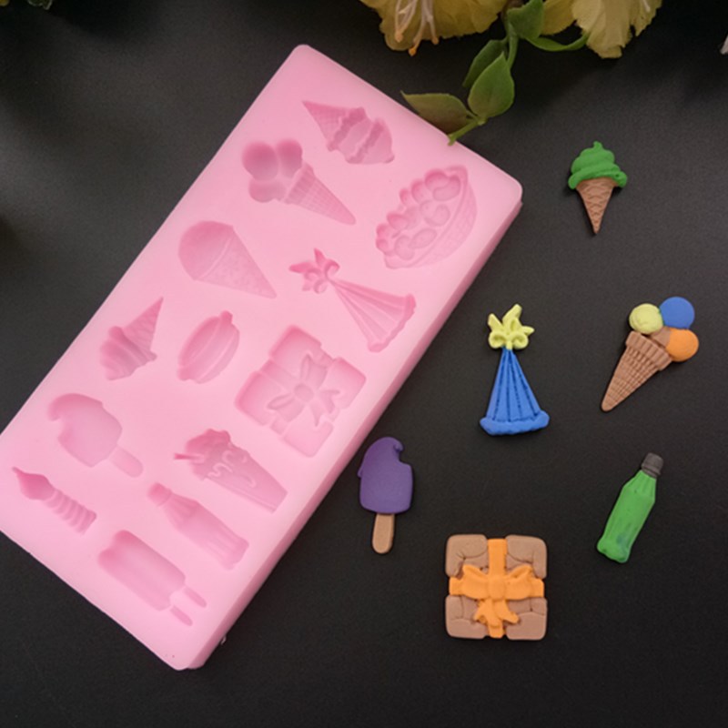 Silicone Resin Mold  ice cream , 13 sizes - 2