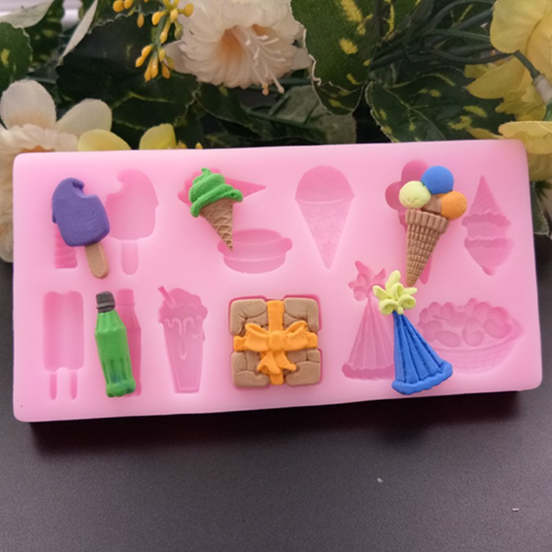 Silicone Resin Mold  ice cream , 13 sizes - 3