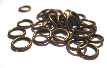 Jumprings, 8x1,2mm, Brons