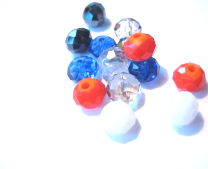 Facetterad , Mix 8mm