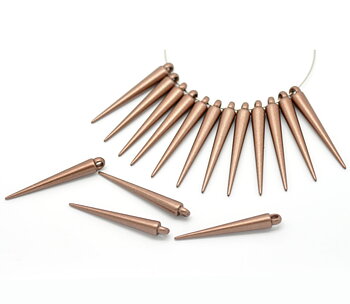 Spikes - 36mm, Pärlbrun