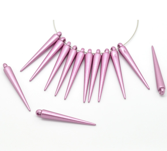 Spikes - 36mm, pink