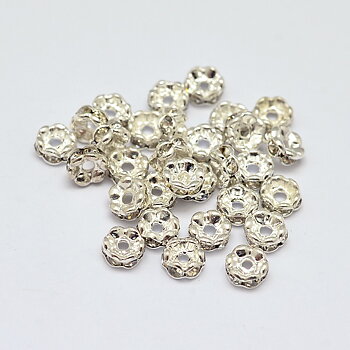 strass rondelle 4mm,  Clear wave