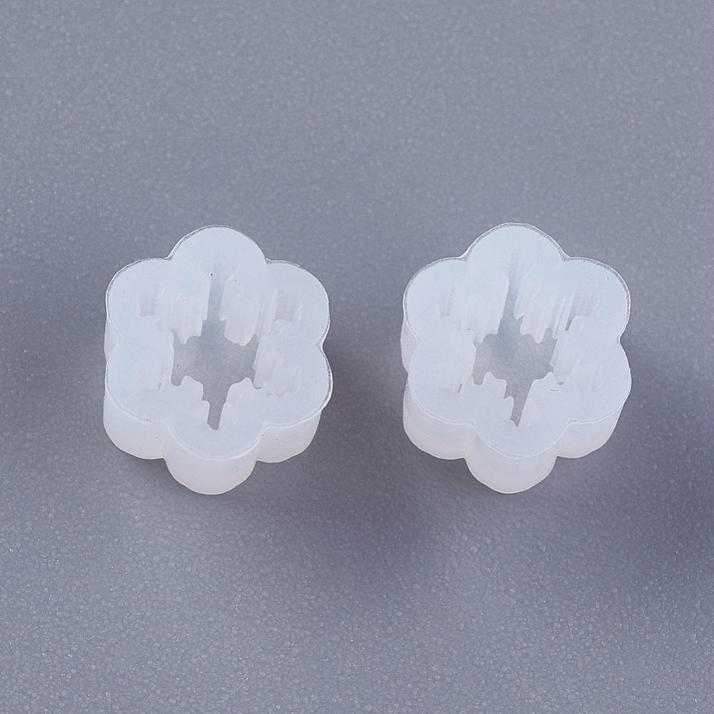 Gjutform  i silikon - Snöstjärna / Snöflinga 6mm