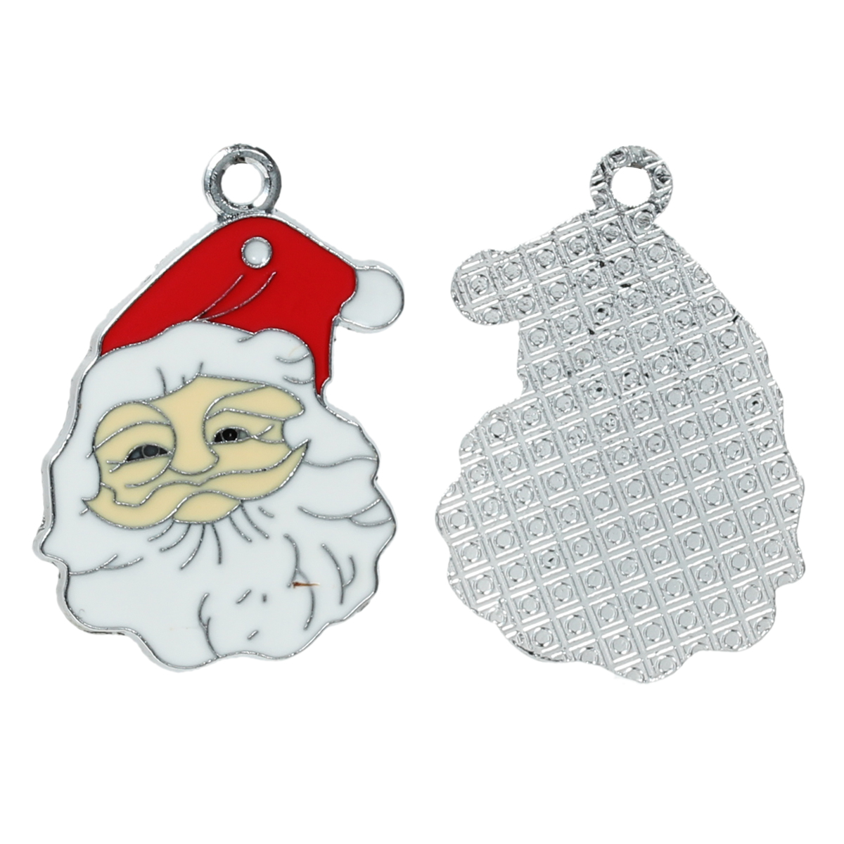 Berlock - Emaljerad tomte