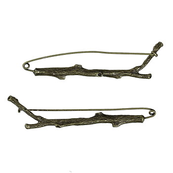 Brooches Branch Antique Bronze