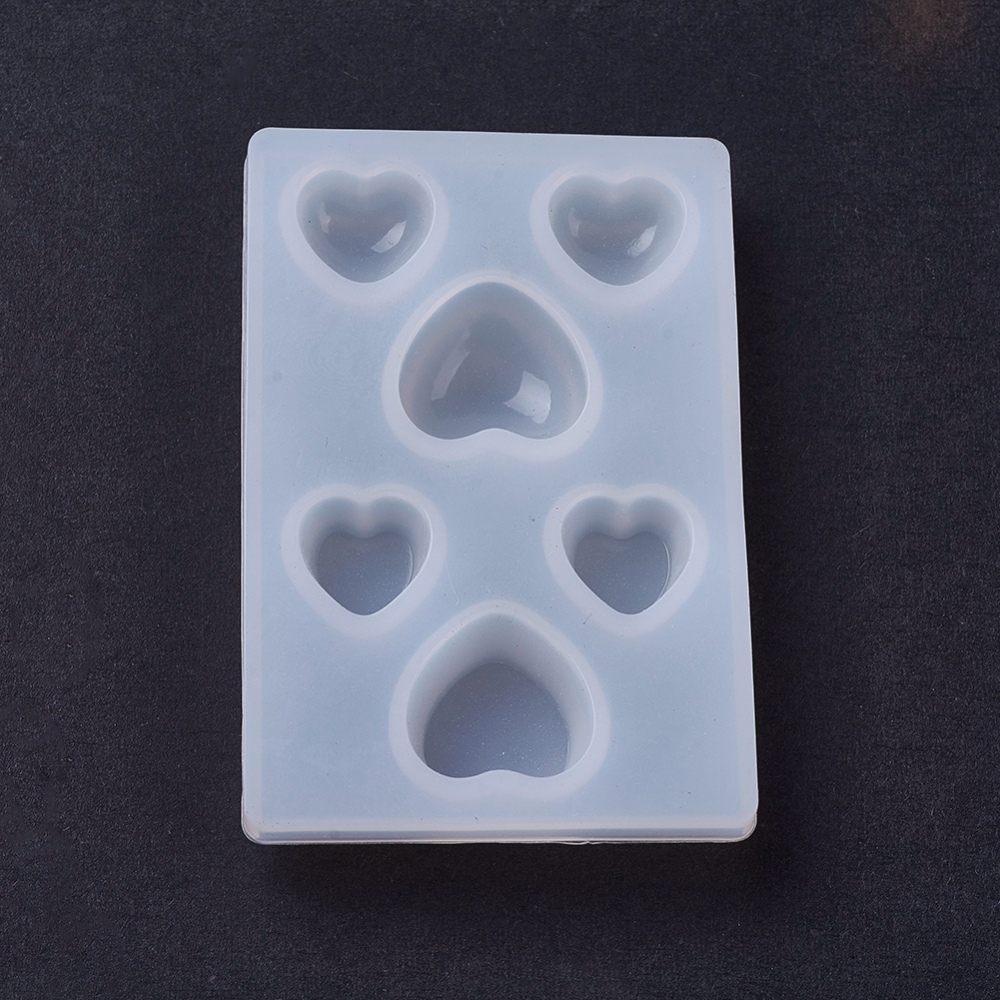 Silicone Resin Mold   hearts 6