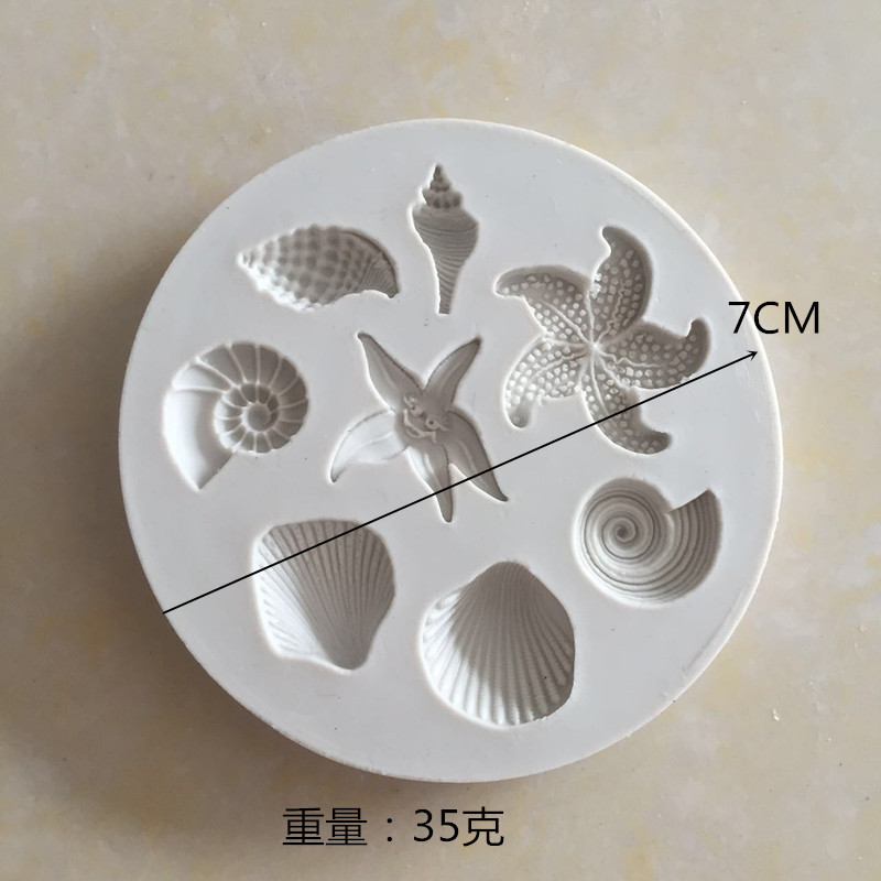 Silicone Resin Mold 8 shells - 2
