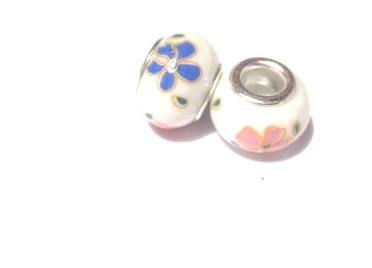 Charm in Porcelain  Blue 