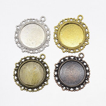 Cabochon Setting , Barouqe 20mm, Silver