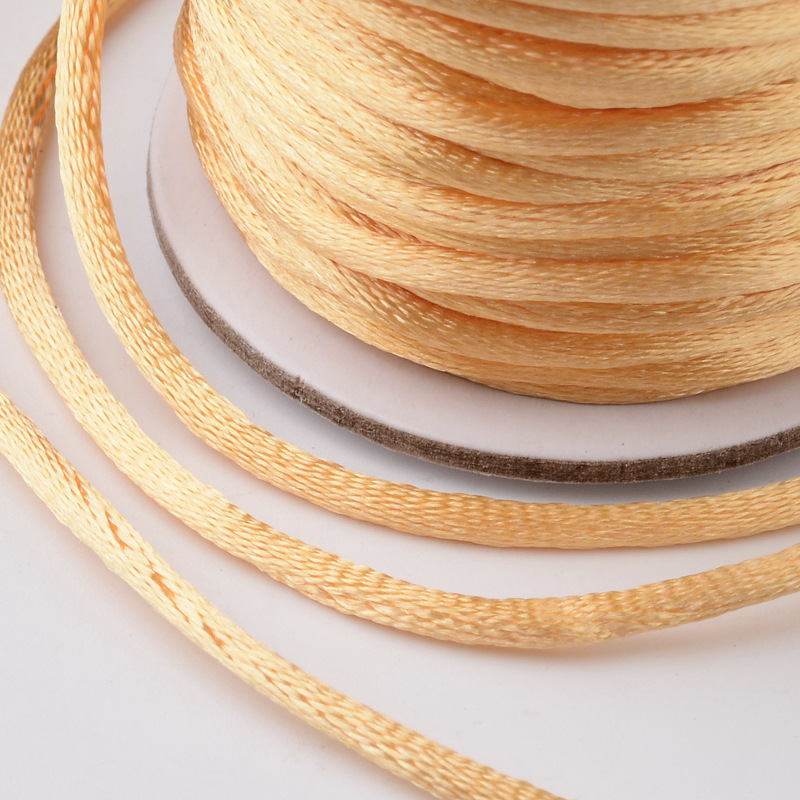 Nylon thread, 2mm. whole roll.  Peachpuff - 2