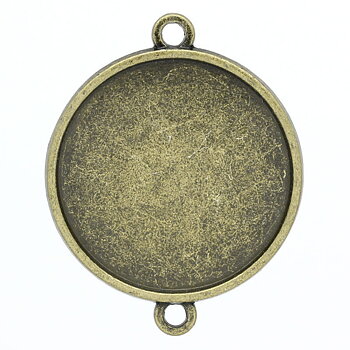 Cabochon/ connector - 25mm