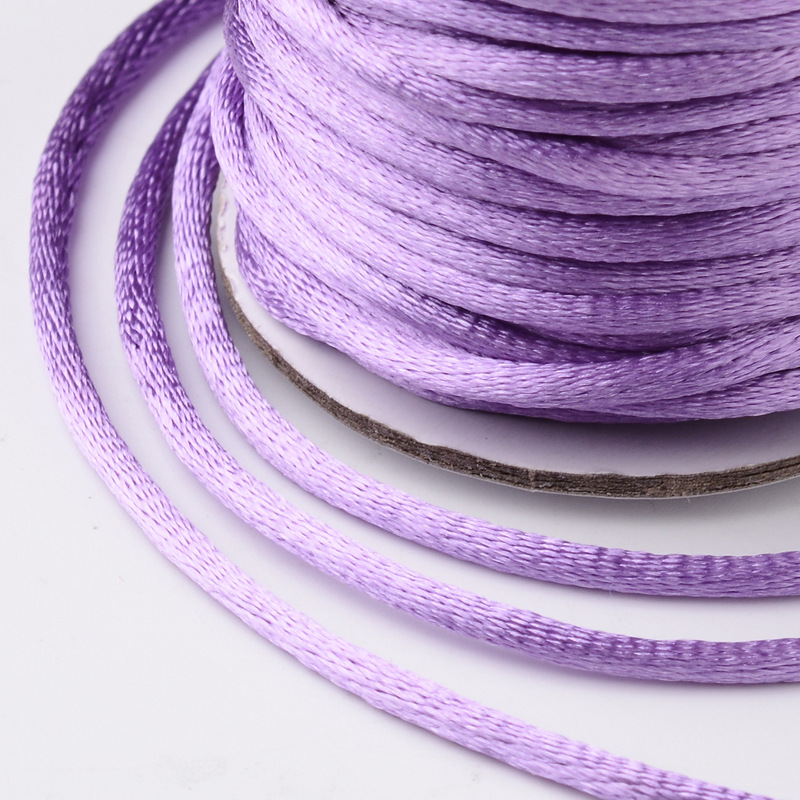 Nylon thread, 2mm. whole roll.  purple
