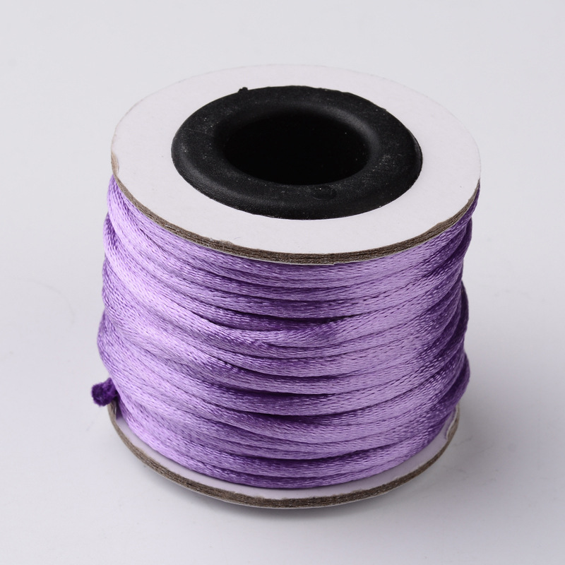 Nylon thread, 2mm. whole roll.  purple - 2