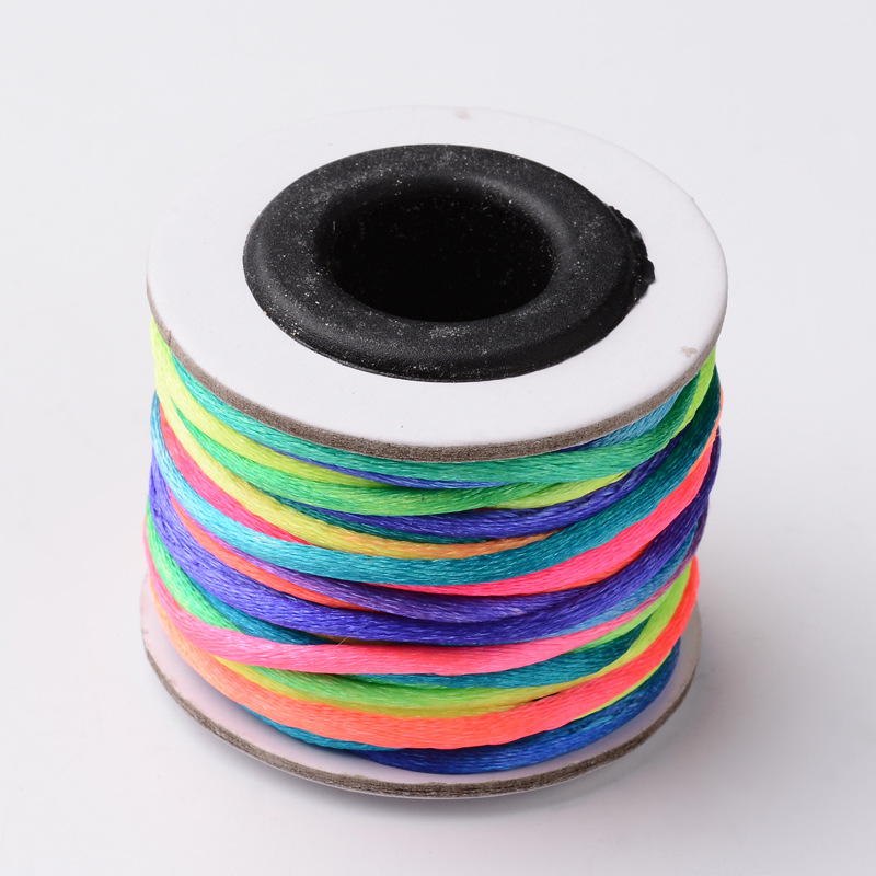 Nylon thread, 2mm. whole roll.  Multi - 2