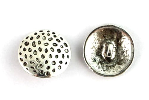 Knappar i metall - Prickigt