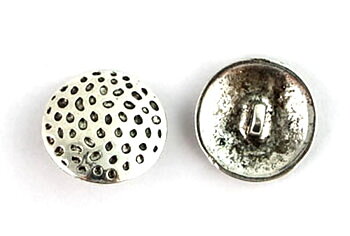 Buttons in the metal - dots