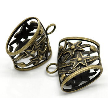 large bail, / flower Bronze