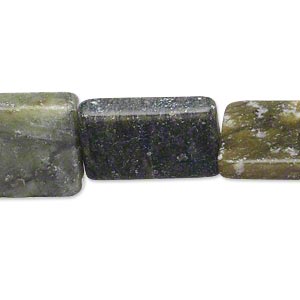 Semi Gems -green serpentine 